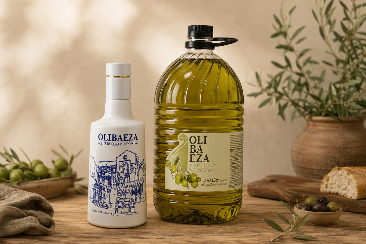 Olibaeza EVOO Duo · Premium 500ml + 5L