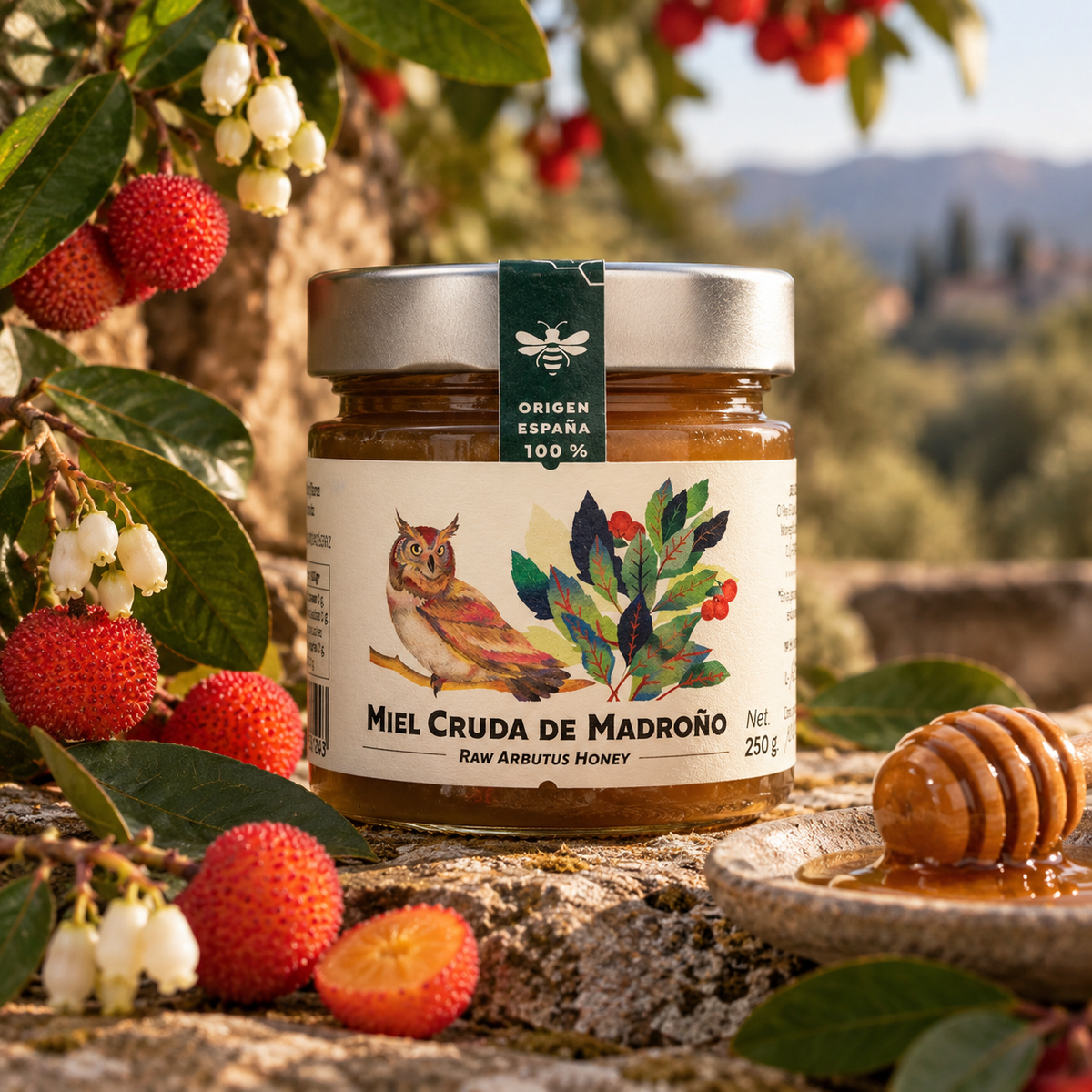 Raw Arbustus Honey